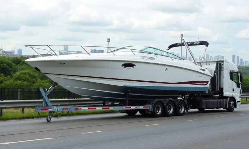 Boat transporter in Bexhill-on-Sea, East Sussex