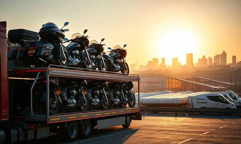 Bexhill-on-Sea, East Sussex motorcycle transporter