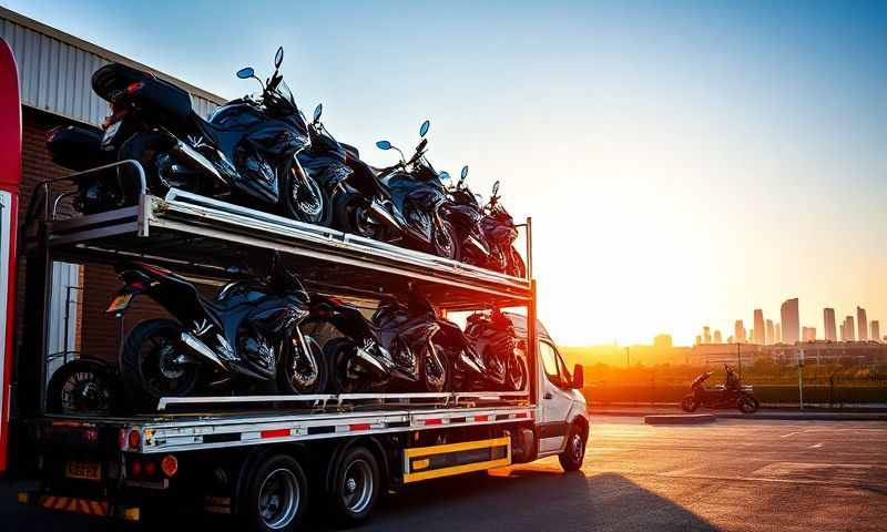 Motorcycle transporter in Bexhill-on-Sea, East Sussex