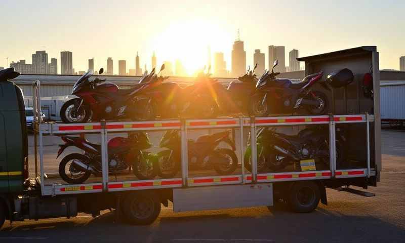 Motorcycle transporter in Hastings, East Sussex