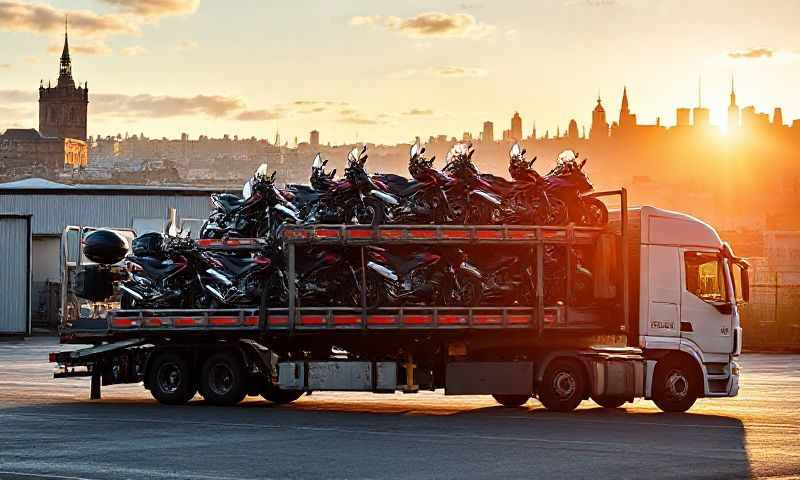 Edinburgh motorcycle transporter