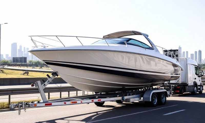 Boat transporter in Essex