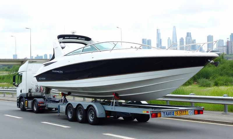 Boat transporter in Canvey Island, Essex