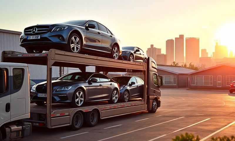 Car transporter in Colchester, Essex