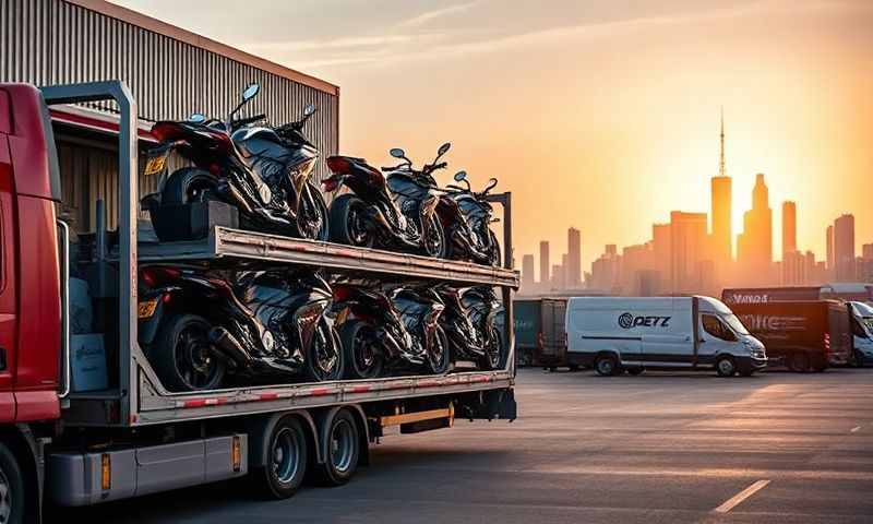 Motorcycle transporter in Rayleigh, Essex