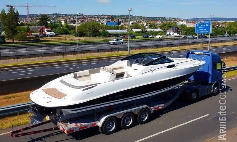 Boat transporter in Falkirk