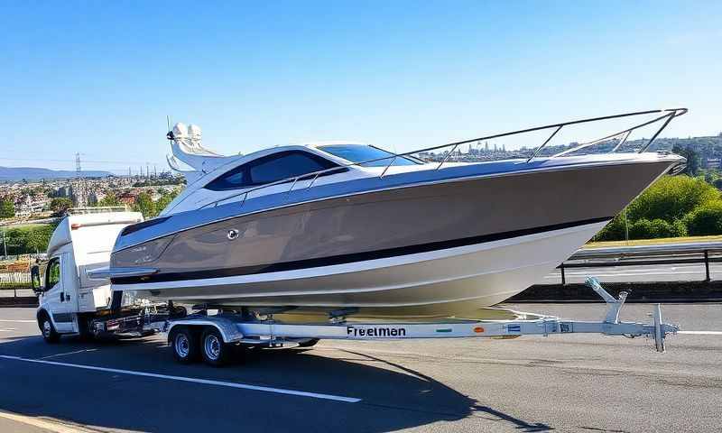 Boat transporter in Fife