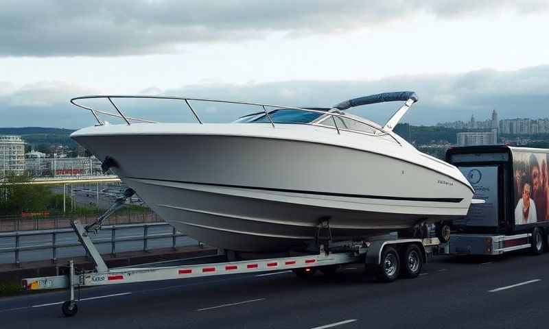 Boat transporter in Dunfermline, Fife