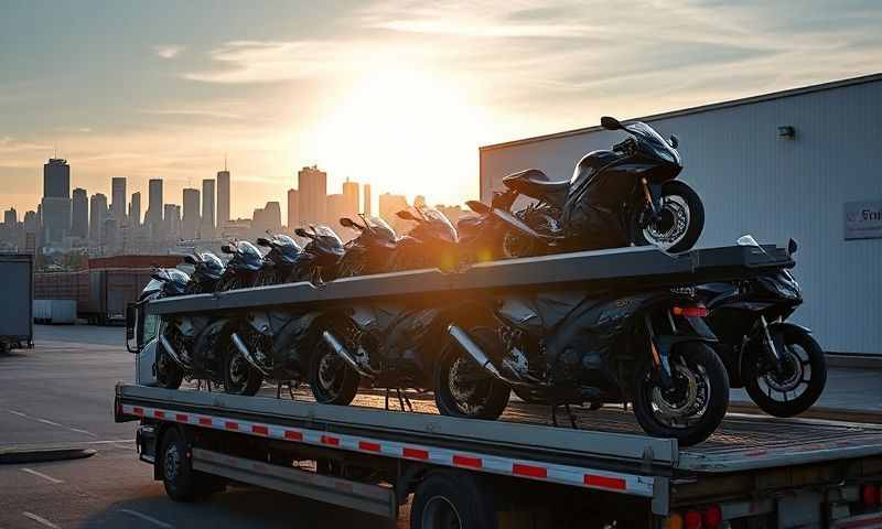 Dunfermline, Fife motorcycle transporter