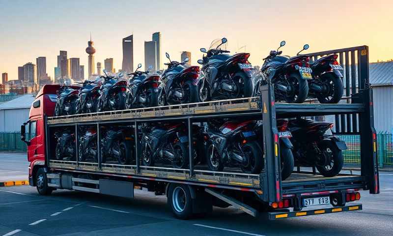 Motorcycle transporter in Glasgow, Glasgow