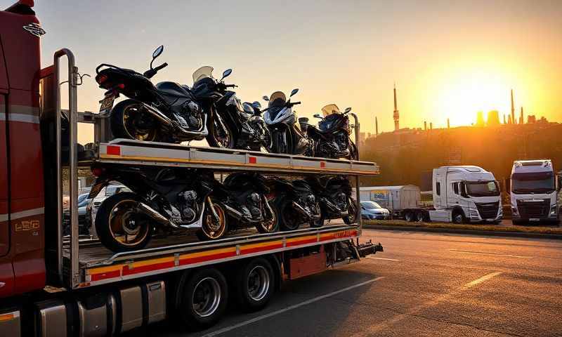 Cheltenham, Gloucestershire motorcycle transporter