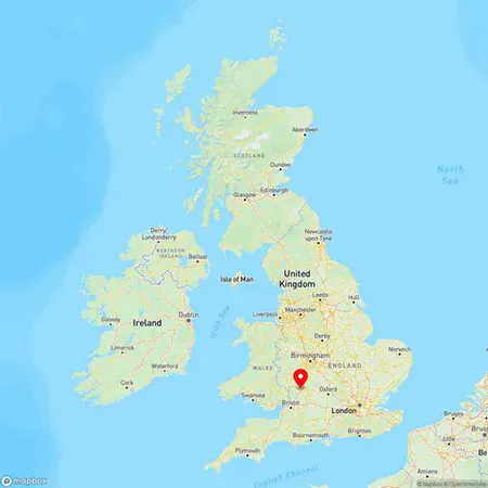 Map of Gloucester, Gloucestershire, United Kingdom