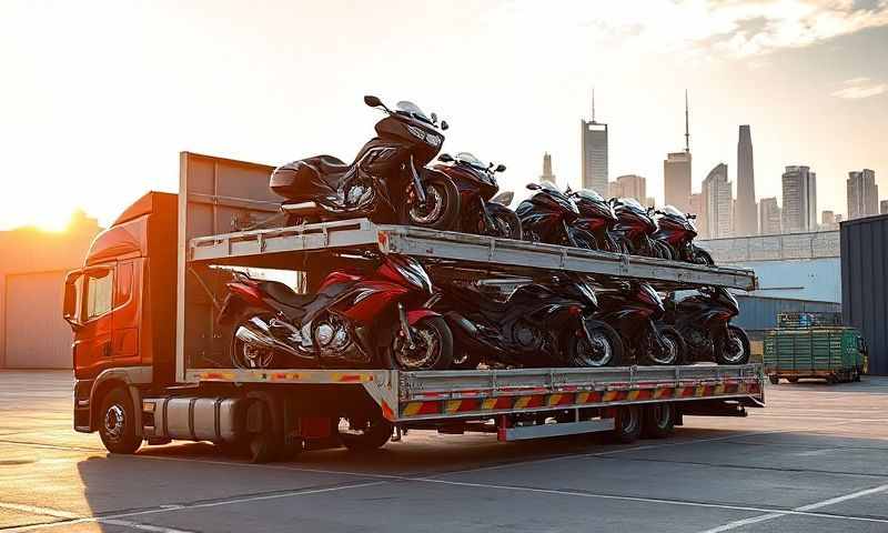 Manchester, Greater Manchester motorcycle transporter