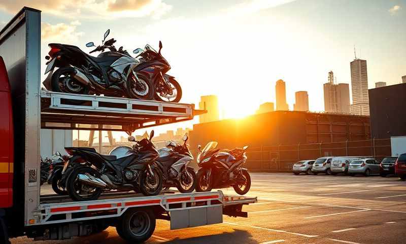 Motorcycle transporter in Manchester, Greater Manchester