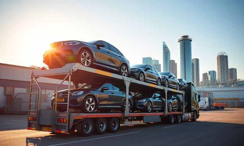 Middleton, Greater Manchester car transporter