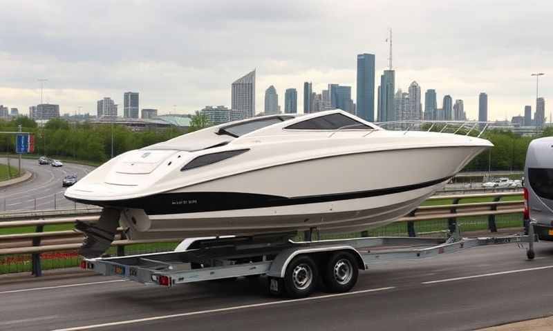 Boat transporter in Oldham, Greater Manchester