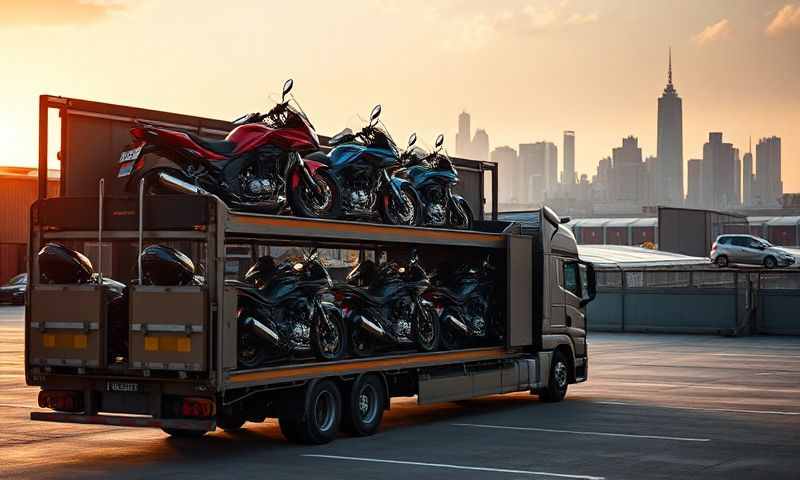 Sale, Greater Manchester motorcycle transporter