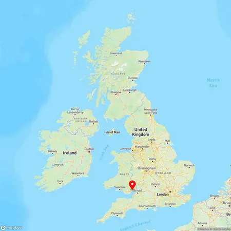 Map of Newport, Gwent, United Kingdom