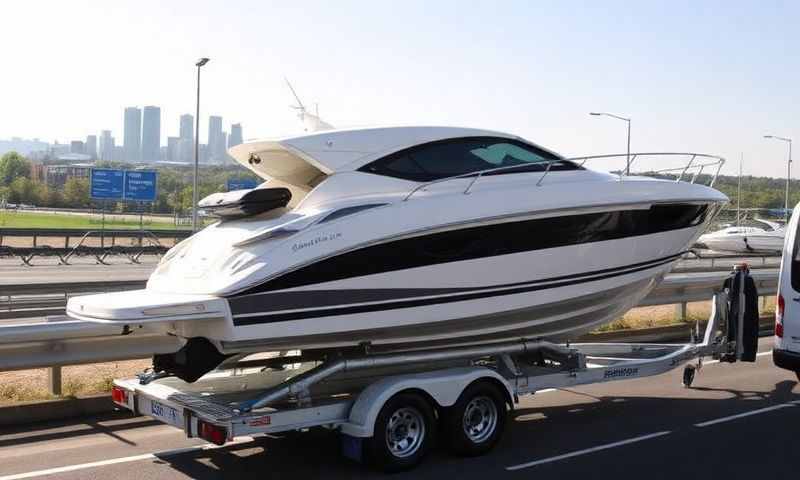 Boat transporter in Hampshire