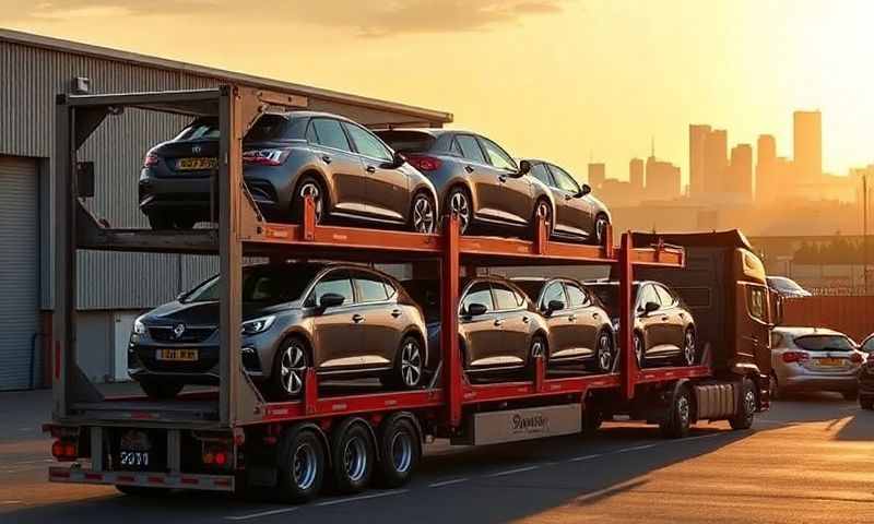 Car transporter in Andover, Hampshire