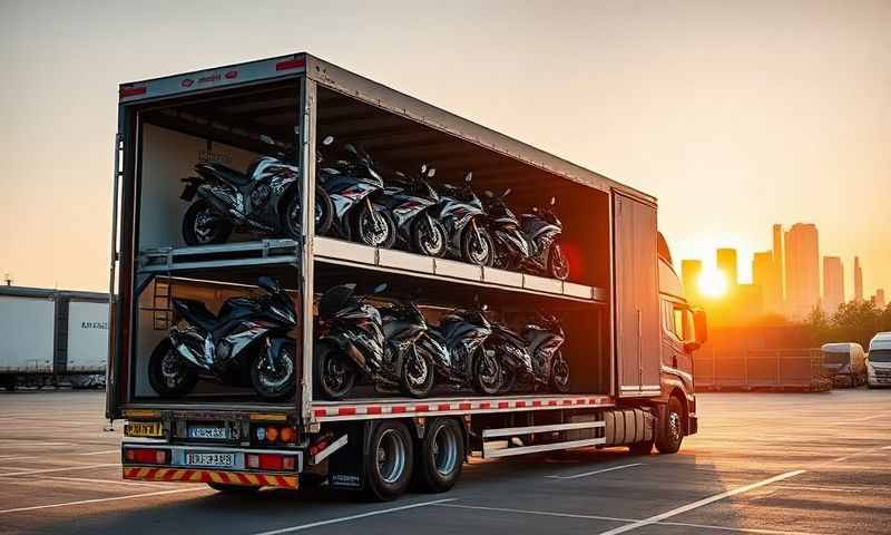 Basingstoke, Hampshire motorcycle transporter