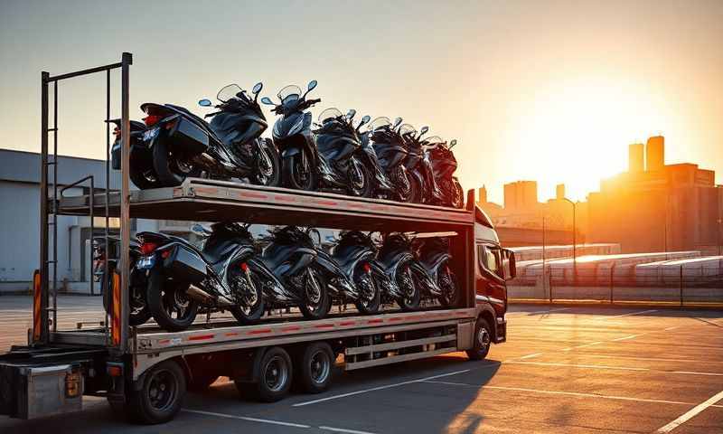 Motorcycle transporter in Basingstoke, Hampshire