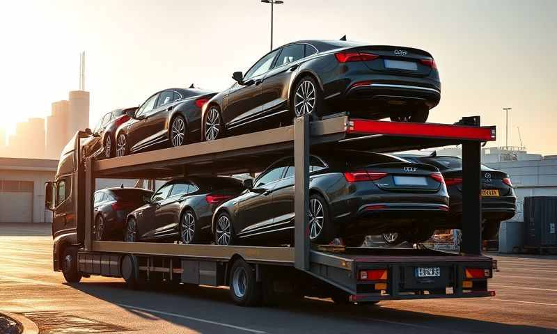 Fleet, Hampshire car transporter