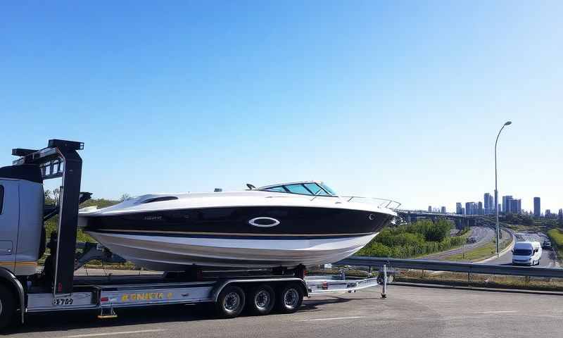 Boat transporter in Herefordshire