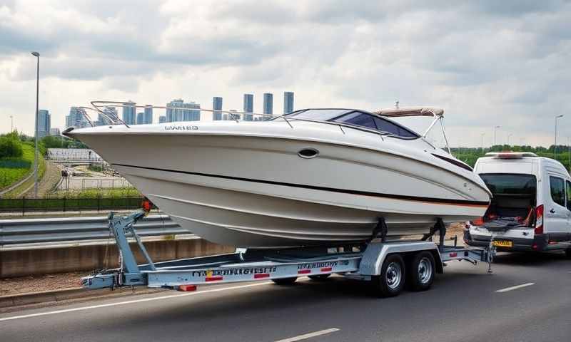 Boat transporter in Hatfield, Hertfordshire