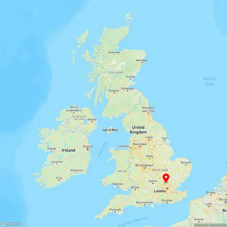 Map of Hatfield, Hertfordshire, United Kingdom