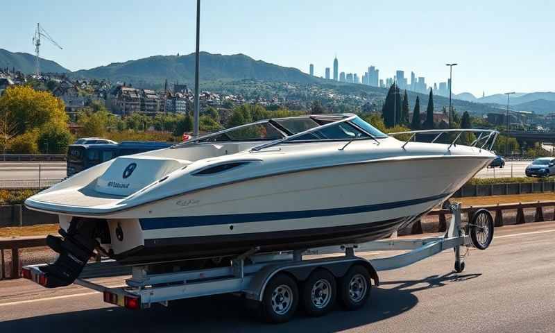 Boat transporter in Highland