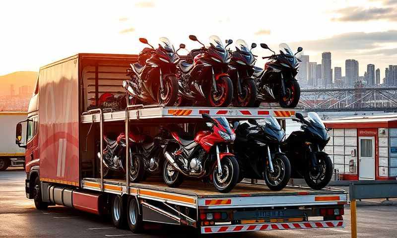 Inverness, Highland motorcycle transporter