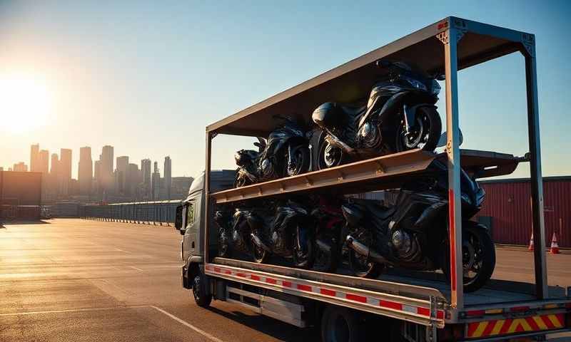 Motorcycle transporter in Inverclyde