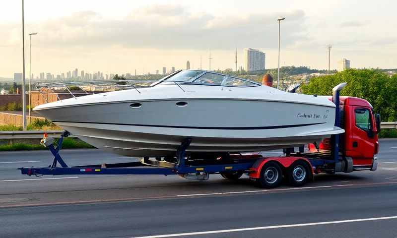 Boat transporter in Greenock, Inverclyde