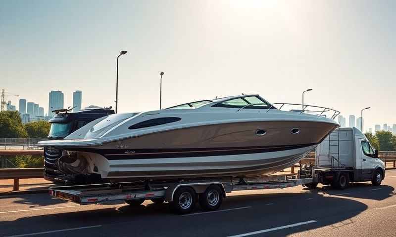 Boat transporter in Kent