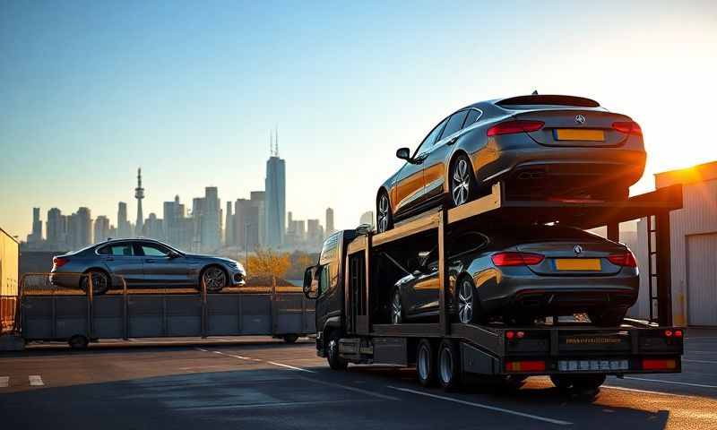 Car transporter in Kent