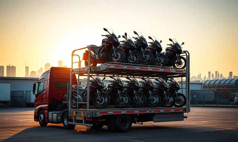 Ashford, Kent motorcycle transporter