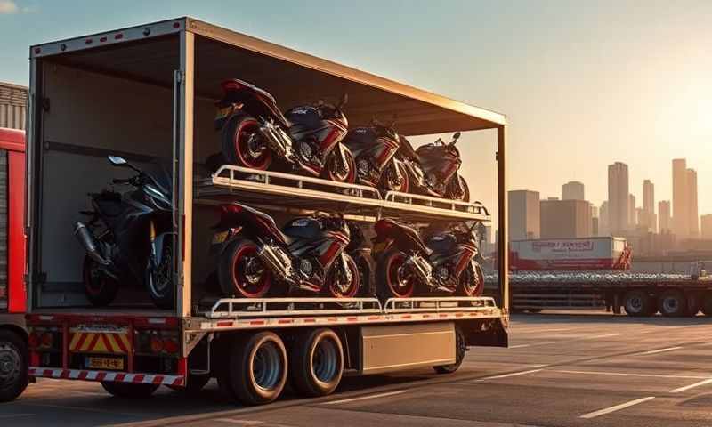 Folkestone, Kent motorcycle transporter