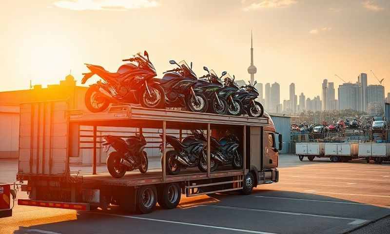 Herne Bay, Kent motorcycle transporter