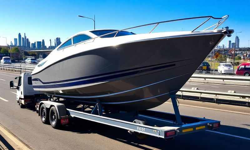 Boat transporter in Leicestershire