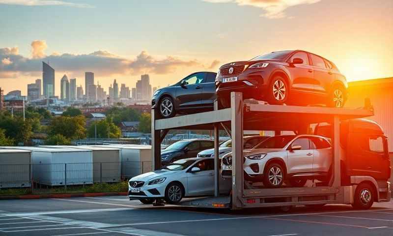 Car transporter in Leicestershire