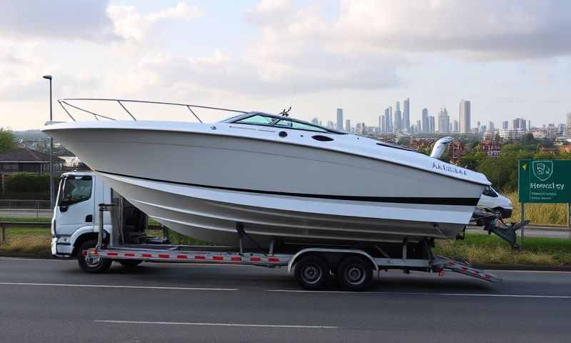 Boat transporter in Hinckley, Leicestershire