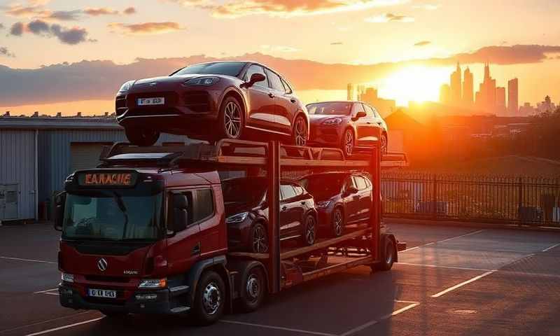 Hinckley, Leicestershire car transporter