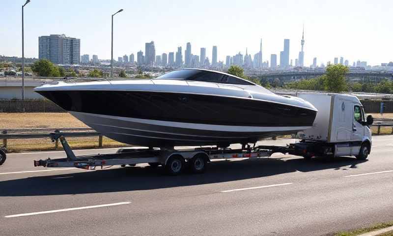 Boat transporter in Merseyside