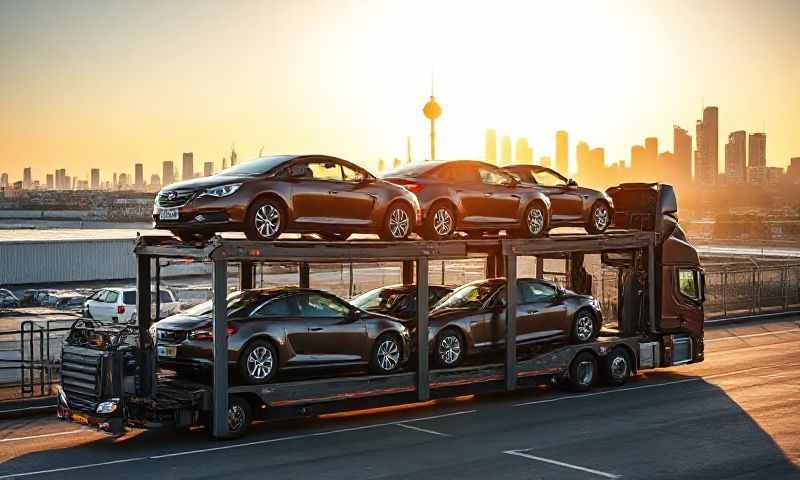 Car transporter in Merseyside