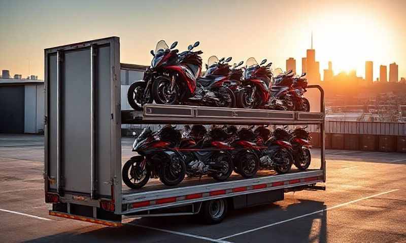 Motorcycle transporter in Merseyside