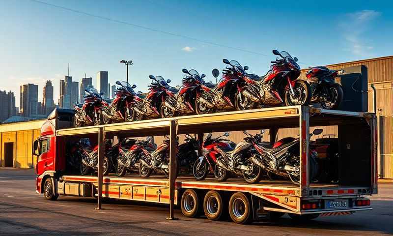 Kirkby, Merseyside motorcycle transporter