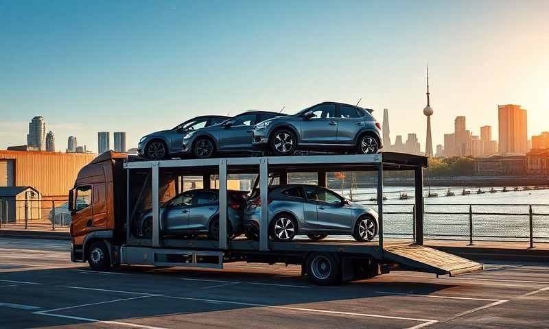 Liverpool, Merseyside car transporter