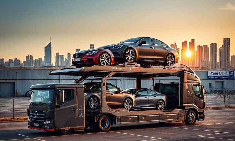 Car transporter in Norfolk