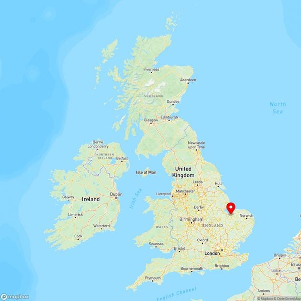 Map of King's Lynn, Norfolk, UK